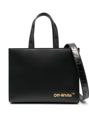 

Logo-plaque tote bag, Off-White Logo-plaque tote bag