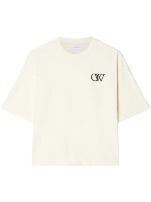 

OW-print cotton T-shirt, Off-White OW-print cotton T-shirt