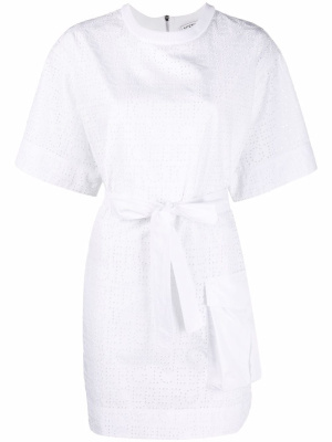 

Logo-perforated mini dress, Iceberg Logo-perforated mini dress
