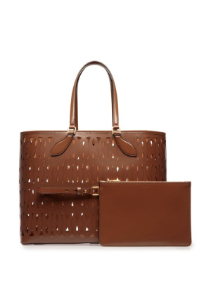 

Open-construction calf leather bag, Bally Open-construction calf leather bag