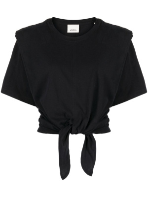 

Tie-fastening cotton T-shirt, ISABEL MARANT Tie-fastening cotton T-shirt