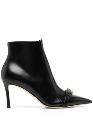 

75mm pointed-toe ankle boots, Jimmy Choo 75mm pointed-toe ankle boots