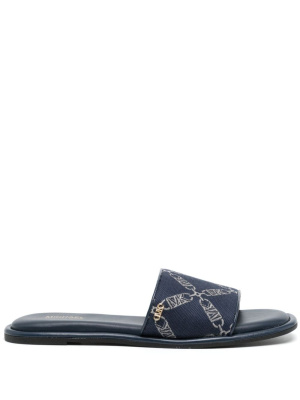 

Hayworth logo-print slides, Michael Kors Hayworth logo-print slides