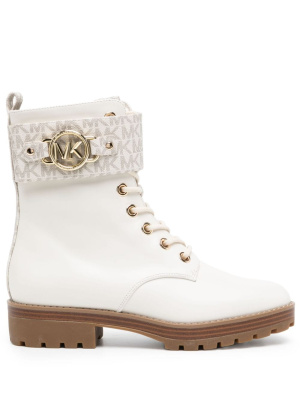 

Rory logo-plaque boots, Michael Kors Rory logo-plaque boots