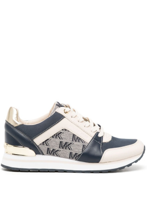 

Billie monogram-print sneakers, Michael Kors Billie monogram-print sneakers