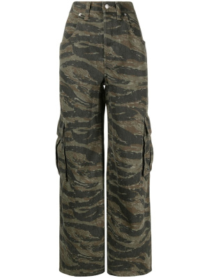 

Camouflage-print cargo jeans, Alexander Wang Camouflage-print cargo jeans