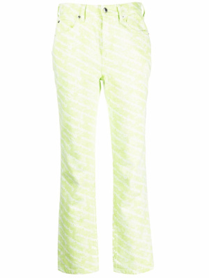 

Mid-rise straight-leg denim jeans, Alexander Wang Mid-rise straight-leg denim jeans