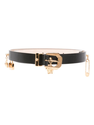 

Medusa Heritage Charms leather belt, Versace Medusa Heritage Charms leather belt