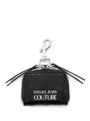 

Logo-lettering embossed-crocodile wallet, Versace Jeans Couture Logo-lettering embossed-crocodile wallet