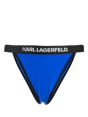 

Logo-waistband bikini bottoms, Karl Lagerfeld Logo-waistband bikini bottoms