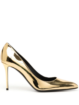 

Jakye 100mm metallic-finish pumps, Giuseppe Zanotti Jakye 100mm metallic-finish pumps