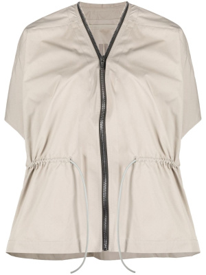 

Sail short-sleeve leather jacket, Rick Owens Sail short-sleeve leather jacket