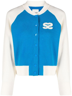 

Monogram patch knitted jacket, SANDRO Monogram patch knitted jacket
