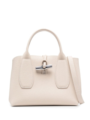 

Small Roseau leather tote bag, Longchamp Small Roseau leather tote bag