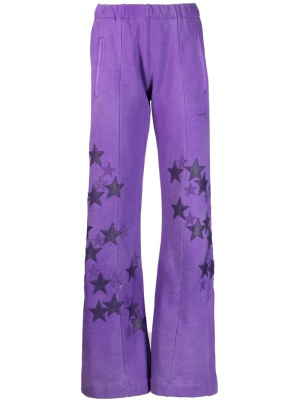 

Star-patches flared track pants, AMIRI Star-patches flared track pants
