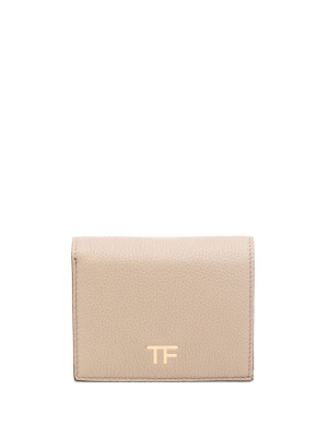 

Mini logo-plaque leather wallet, TOM FORD Mini logo-plaque leather wallet