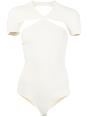 

Vita cutout-detail bodysuit, KHAITE Vita cutout-detail bodysuit