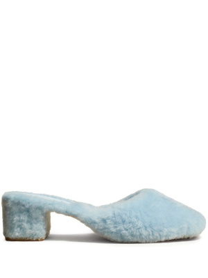 

Clio 50mm shearling mules, KHAITE Clio 50mm shearling mules