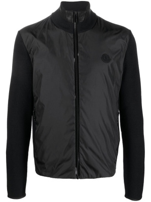 

Logo-patch knitted cardigan, Moncler Logo-patch knitted cardigan