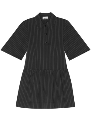 

Striped polo minidress, GANNI Striped polo minidress