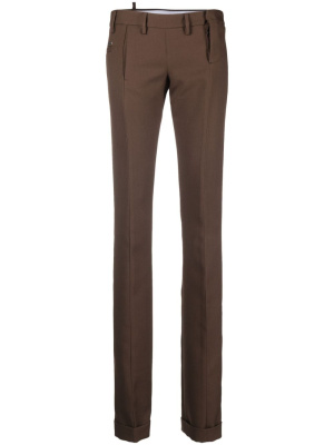 

High-waisted slim-cut trousers, Dsquared2 High-waisted slim-cut trousers