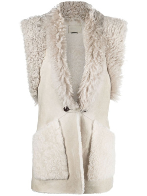 

Bryana shearling gilet, ISABEL MARANT Bryana shearling gilet