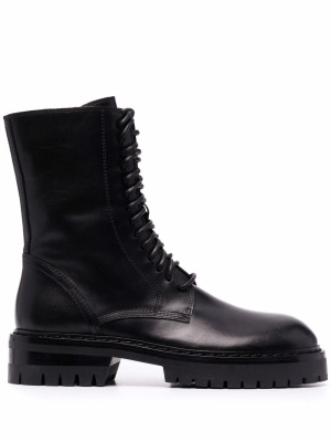 

Leather combat boots, Ann Demeulemeester Leather combat boots