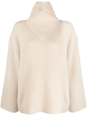 

Roll-neck ribbed wool jumper, TOTEME Roll-neck ribbed wool jumper