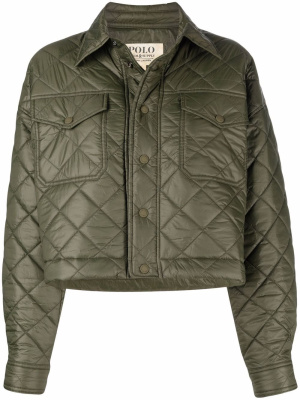 

Cropped quilted jacket, Polo Ralph Lauren Cropped quilted jacket