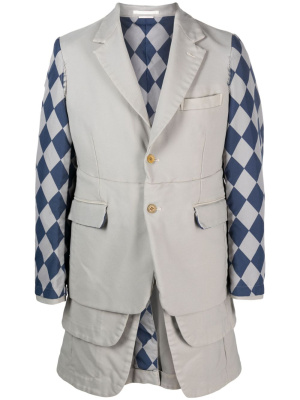 

Panelled blazer coat, Comme Des Garçons Homme Plus Panelled blazer coat