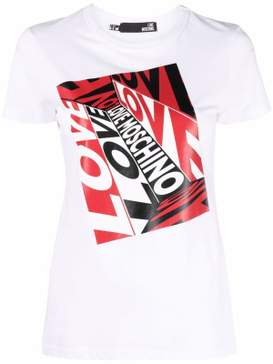 

Logo-print T-shirt, Love Moschino Logo-print T-shirt