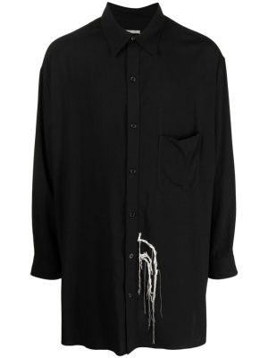 

Abstract-print oversize shirt, Yohji Yamamoto Abstract-print oversize shirt