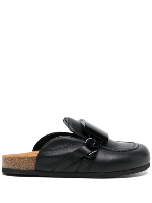

Gourmet round-toe leather mules, JW Anderson Gourmet round-toe leather mules