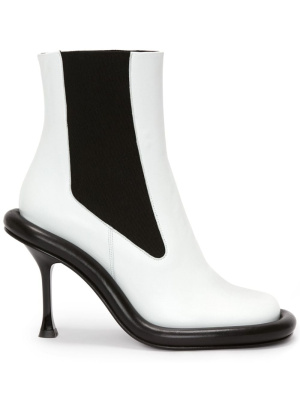 

Chelsea bumber-tube leather boots, JW Anderson Chelsea bumber-tube leather boots