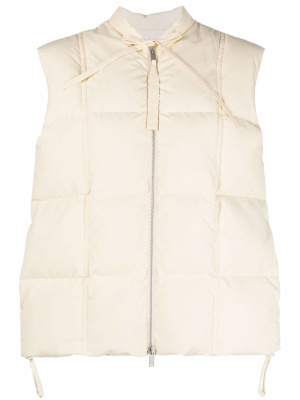 

Quilted down gilet, Jil Sander Quilted down gilet
