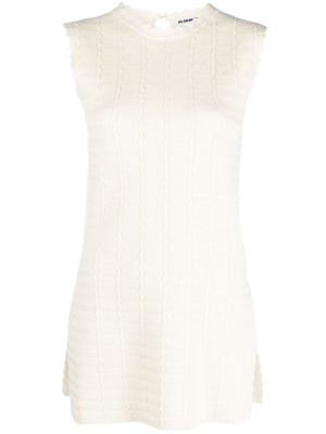 

Sleeveless knitted top, Jil Sander Sleeveless knitted top