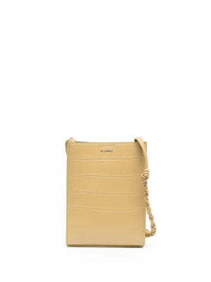 

Tangle crocodile-effect crossbody bag, Jil Sander Tangle crocodile-effect crossbody bag
