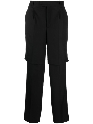 

Straight-leg virgin wool-blend trousers, VTMNTS Straight-leg virgin wool-blend trousers