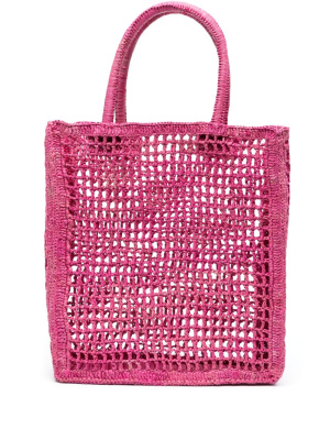 

Interwoven open-top tote, Manebi Interwoven open-top tote