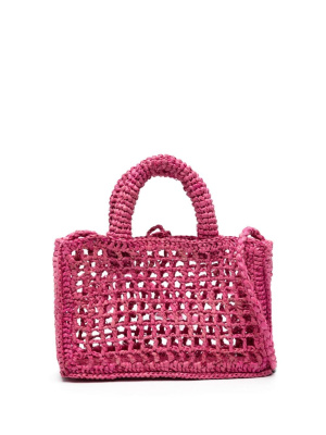 

Mini raffia tote, Manebi Mini raffia tote