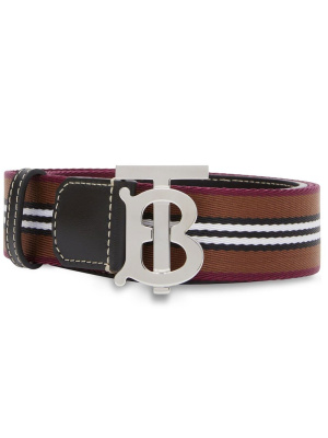 

Icon Stripe logo-buckle belt, Burberry Icon Stripe logo-buckle belt