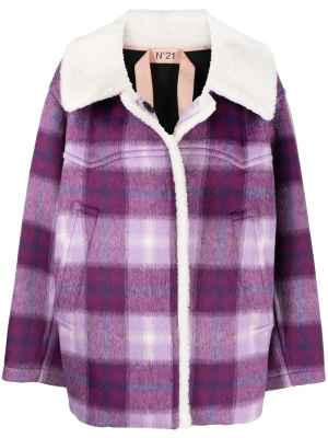 

Oversized check coat, Nº21 Oversized check coat