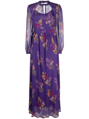 

Floral-print georgette maxi dress, TWINSET Floral-print georgette maxi dress