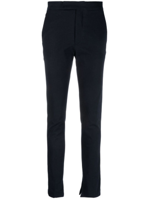 

Split-hem cotton slim-fit trousers, Tommy Hilfiger Split-hem cotton slim-fit trousers