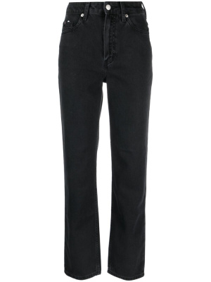 

High-rise straight jeans, Tommy Hilfiger High-rise straight jeans