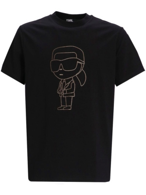 

Signature Ikonik Karl motif T-shirt, Karl Lagerfeld Signature Ikonik Karl motif T-shirt