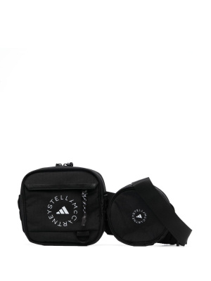

Logo-print zip-up belt bag, Adidas by Stella McCartney Logo-print zip-up belt bag