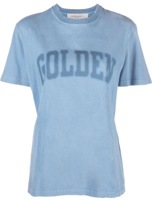 

Logo-print shirt-sleeve T-shirt, Golden Goose Logo-print shirt-sleeve T-shirt