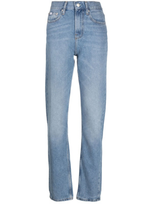 

Authentic high-rise straight-leg jeans, Calvin Klein Jeans Authentic high-rise straight-leg jeans
