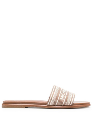 

Sadler embroidered-logo sandals, Michael Michael Kors Sadler embroidered-logo sandals